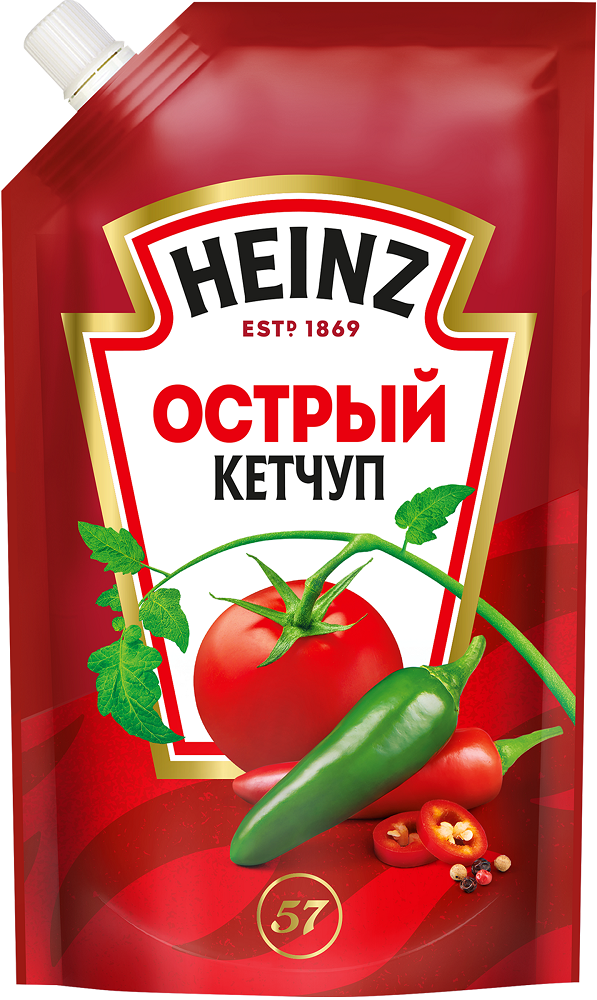 КЕТЧУП ХАЙНЦ ОСТРЫЙ 320ГР Д/П